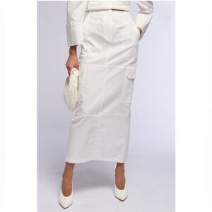 Akira NWOT Effie Cargo Maxi Skirt